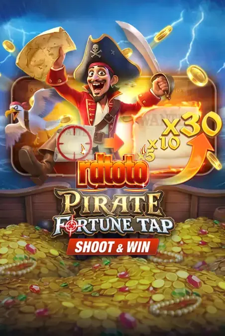 Aksi meriam bajak laut dalam game Pirate Fortune Tap